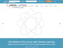 Tablet Screenshot of centrallearning.com